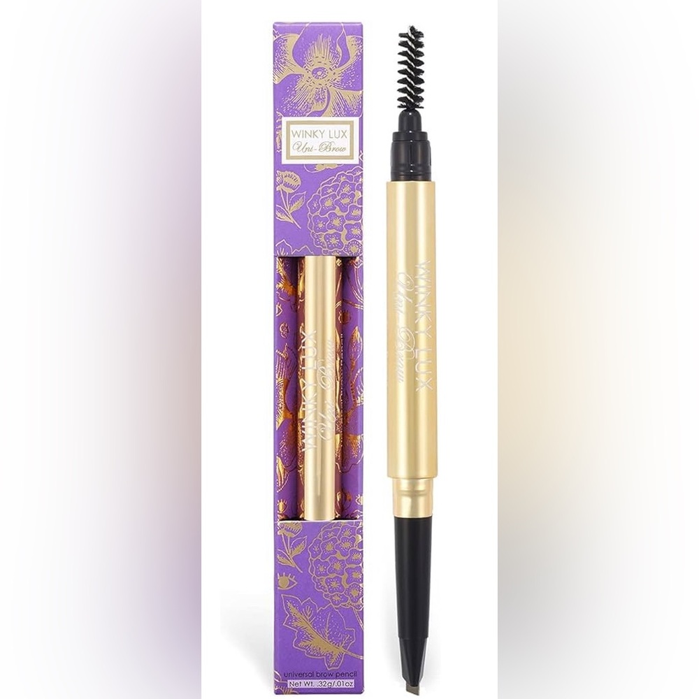 NIB: Winky Lux Uni Brow Eyebrow Pencil, Dual Sided with Spoolie